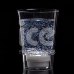 Ice Glows Product Packaging Shot Glass Glowing White